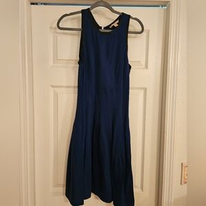 Banana Republic Dark Blue Sleeveless Dress